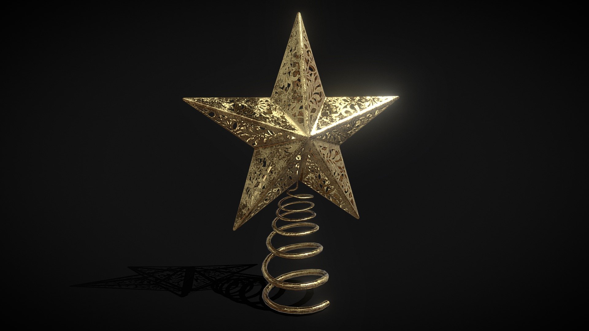 Christmas_Tree_Star_FBX 3d model