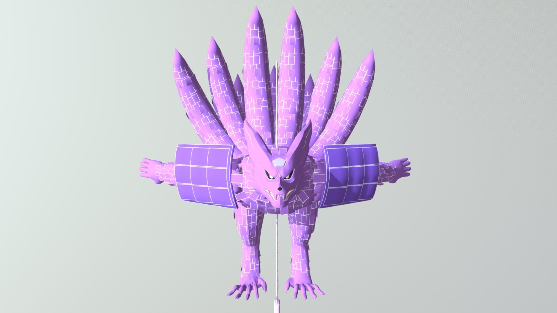 Complete Claw Kurama Susanoo 3d model