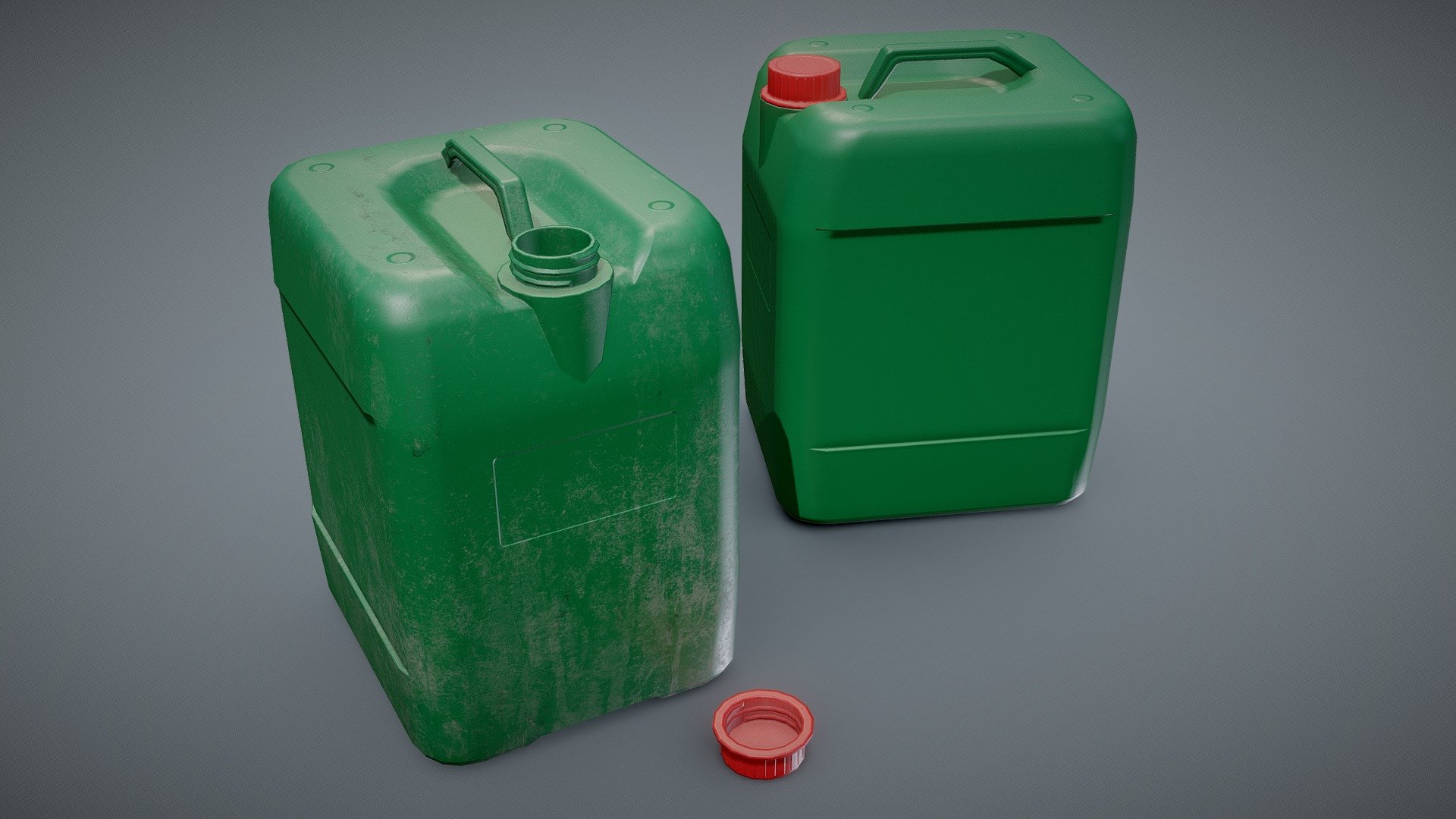 Canister 20L Green 3d model