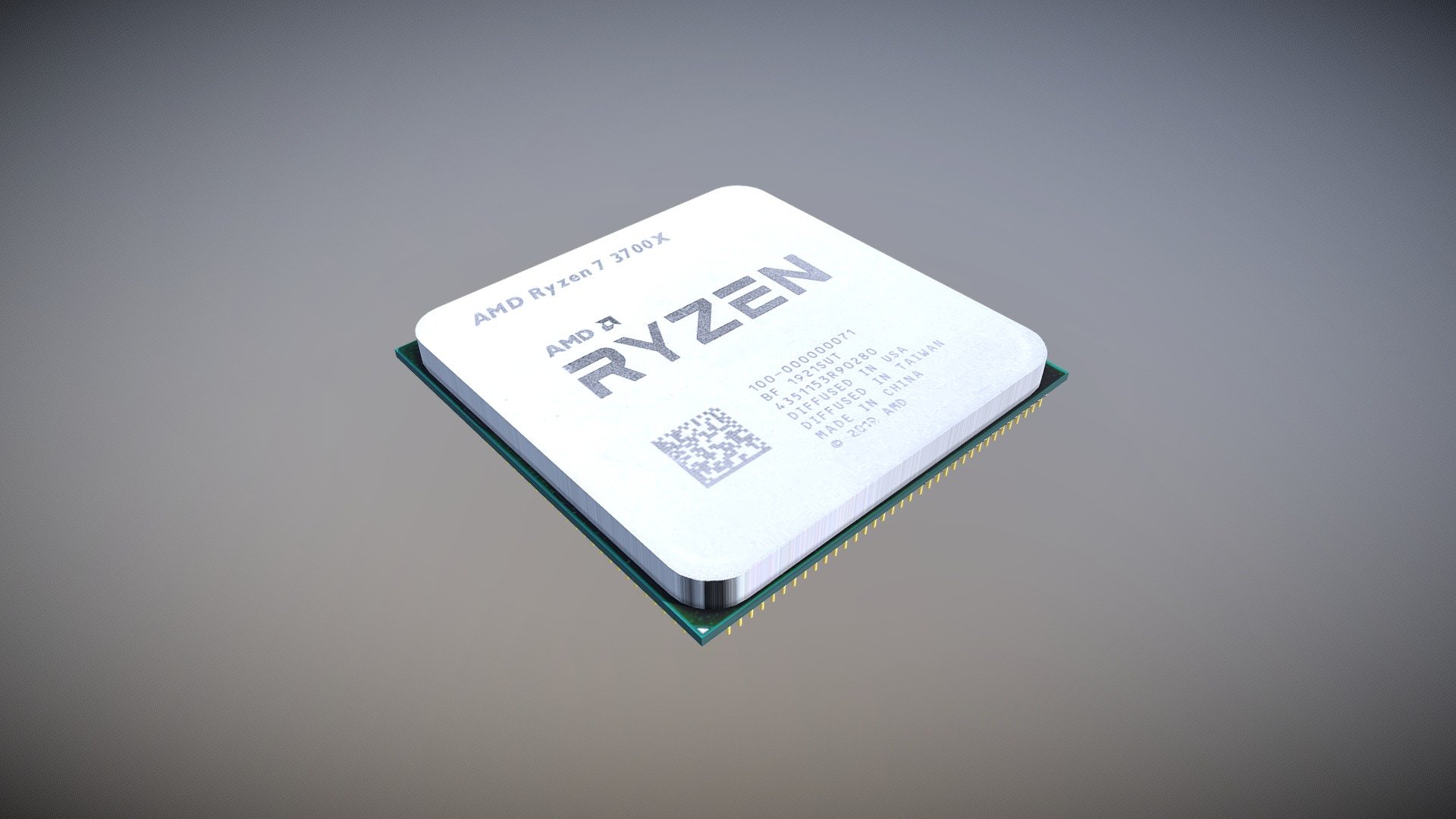 [CPU] Ryzen R7 3700X 3d model