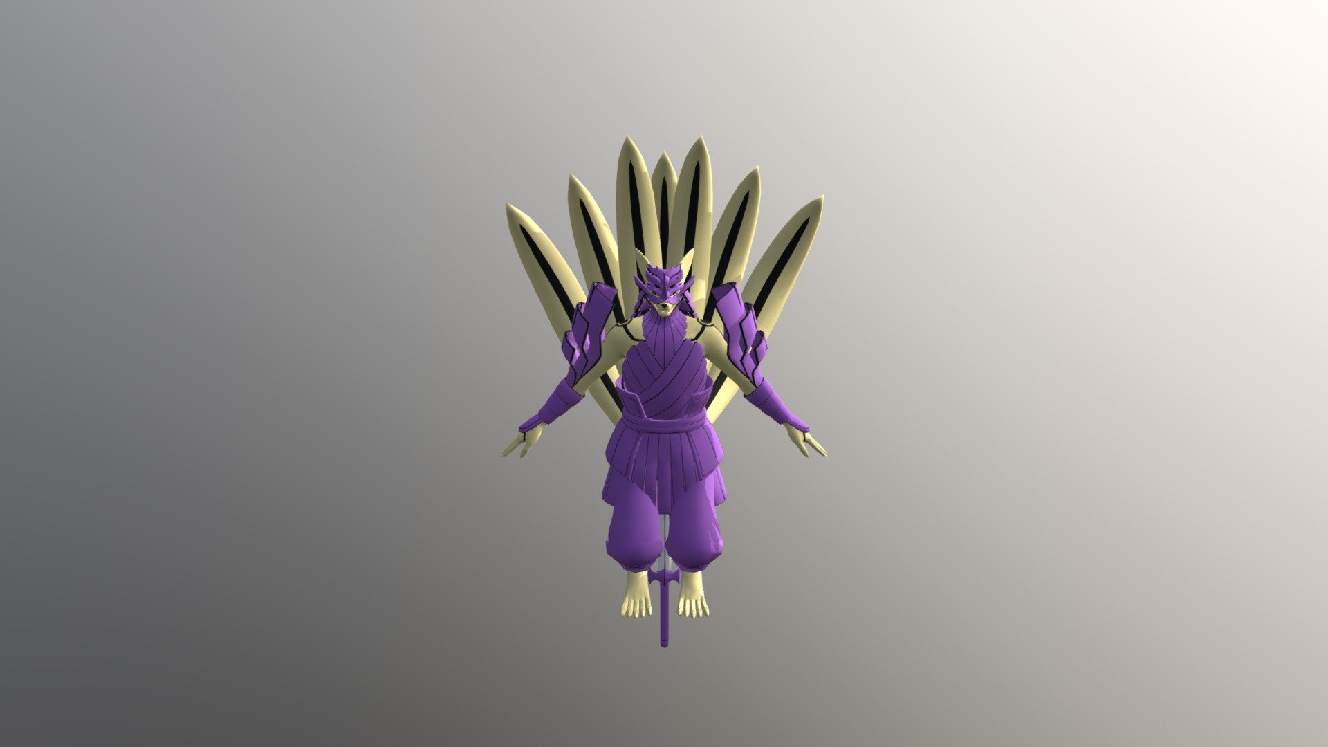 Kurama Susanoo (Final) 3d model