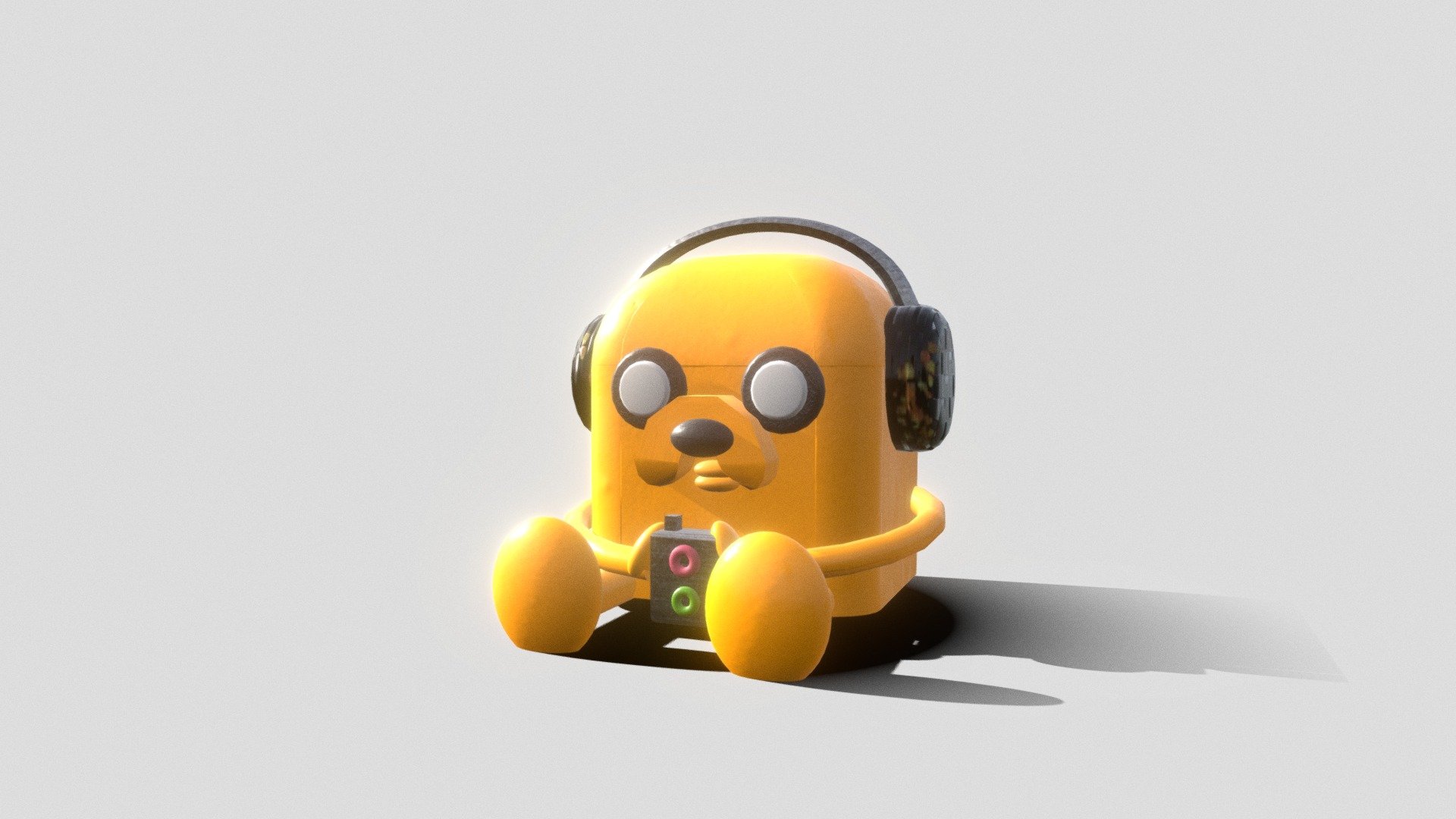 Jake the Dog! 3d model