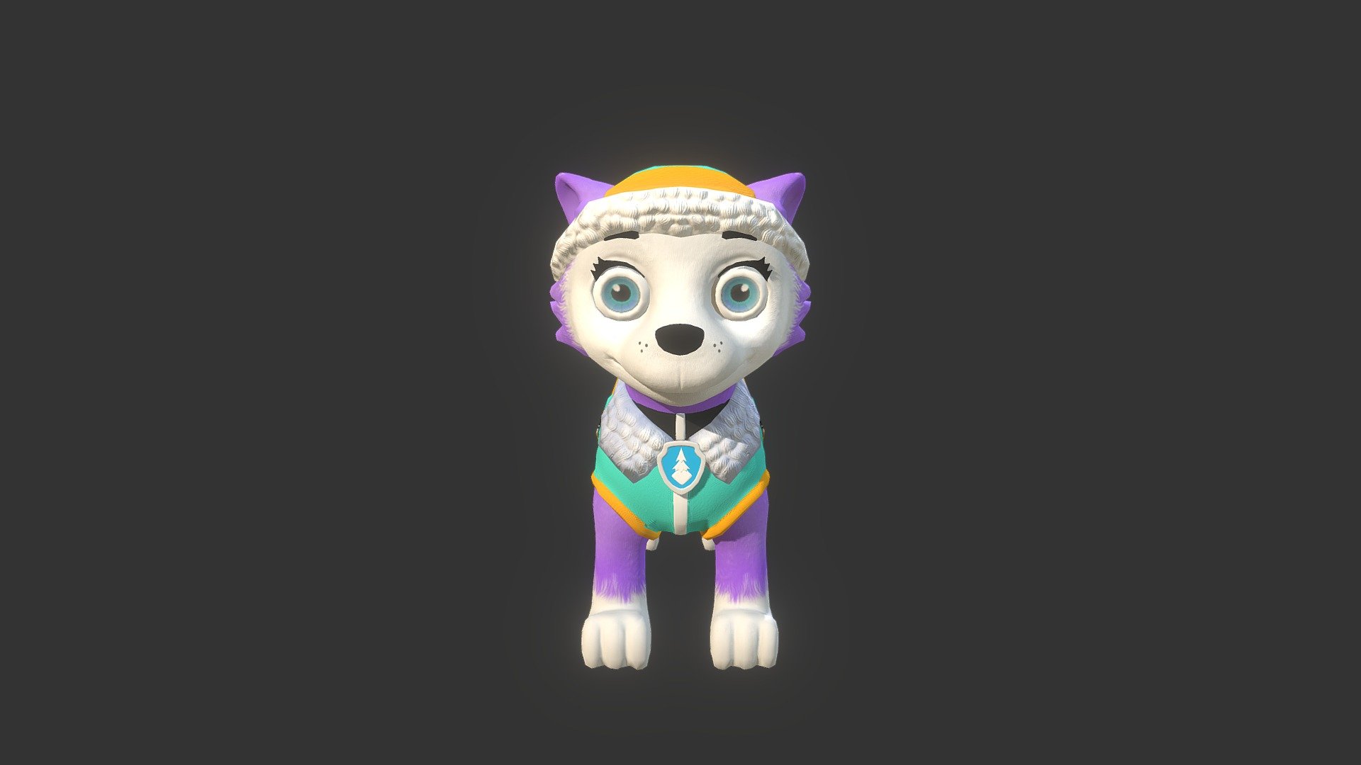 Everest Paw Patrol Game 3d model