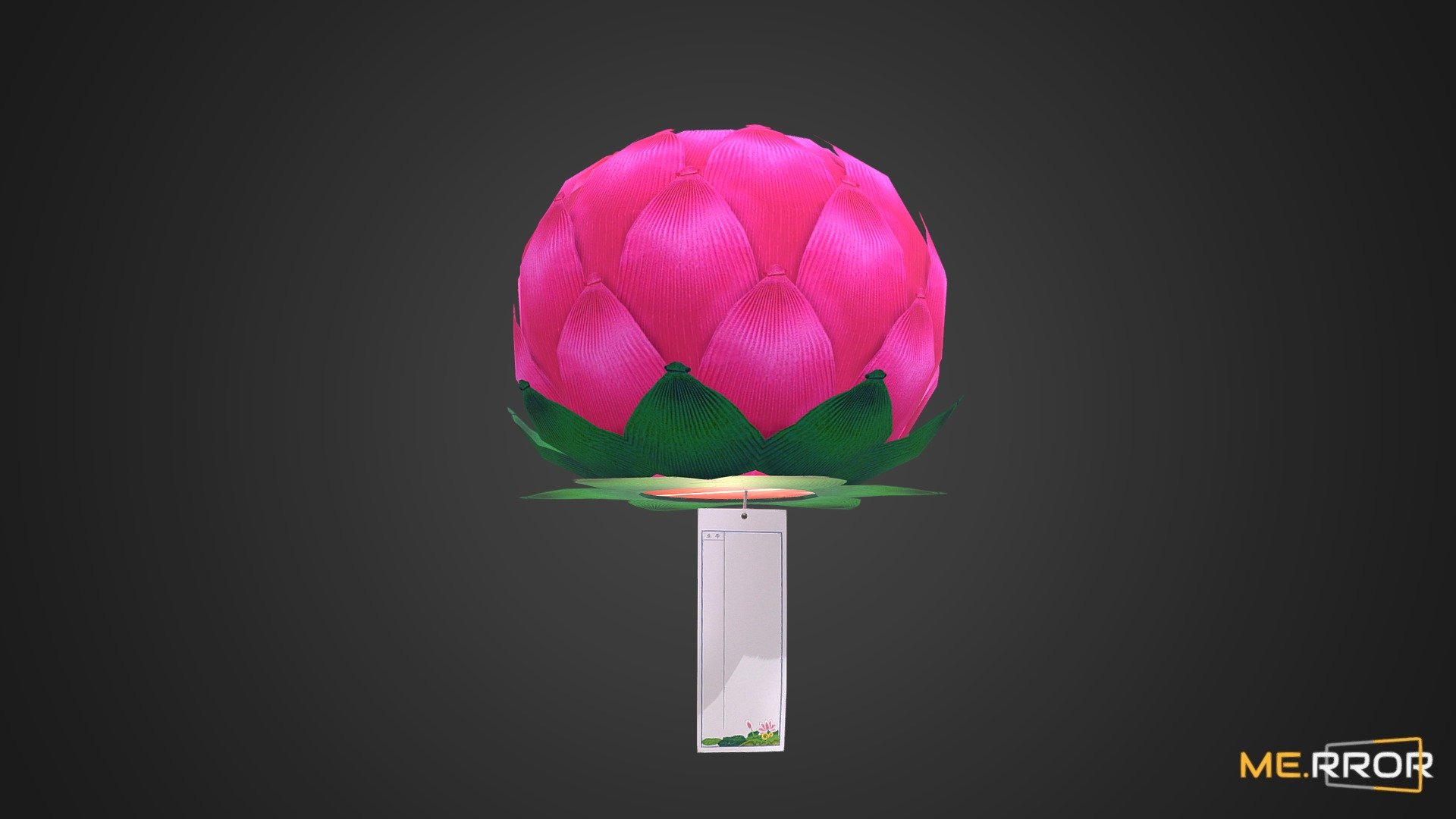 [Game-Ready] Lotus Lantern 3d model