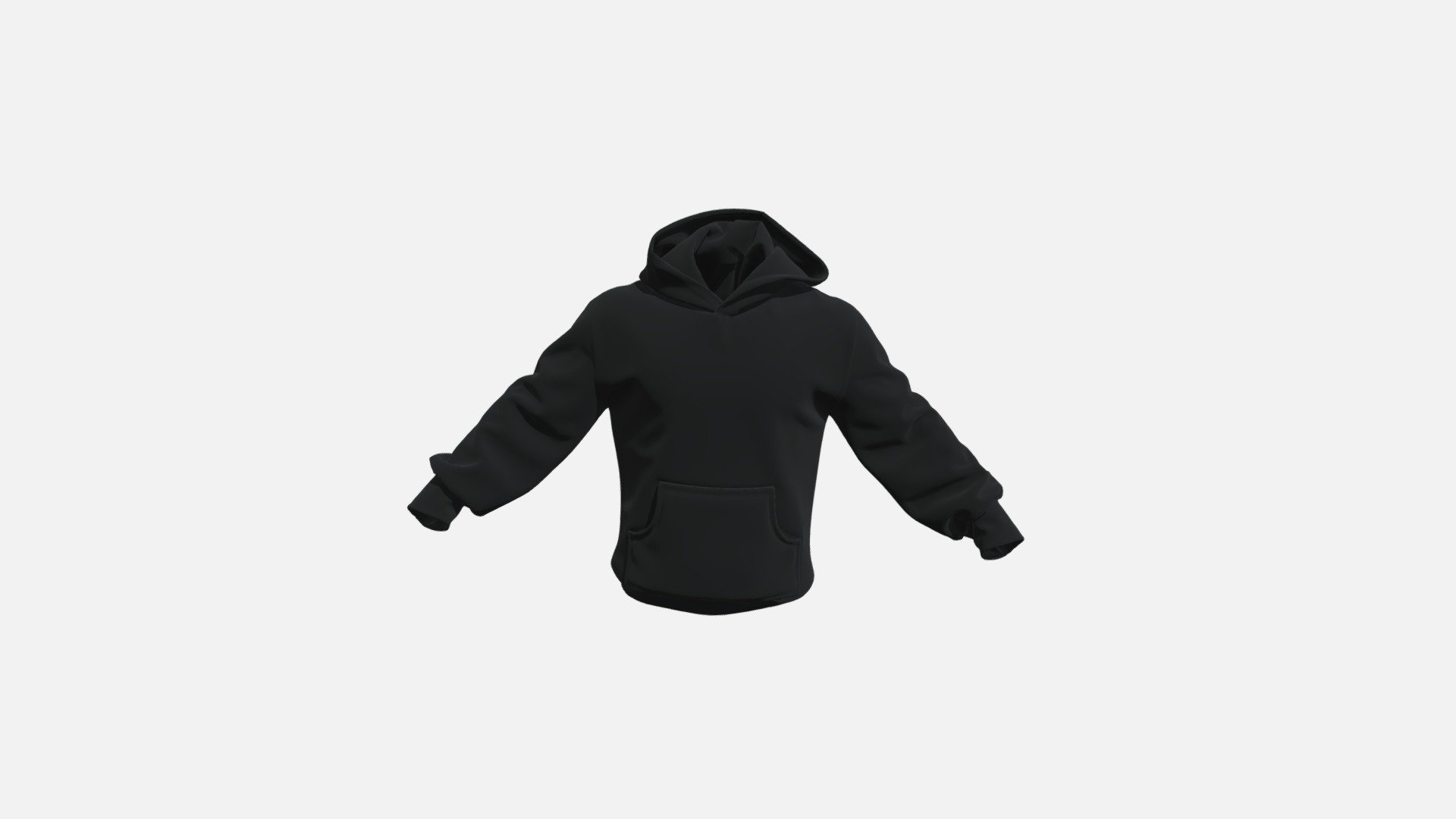 t shirt hoodie 3d model 3d model