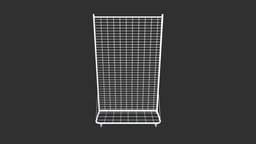 Single sided Grid display stand