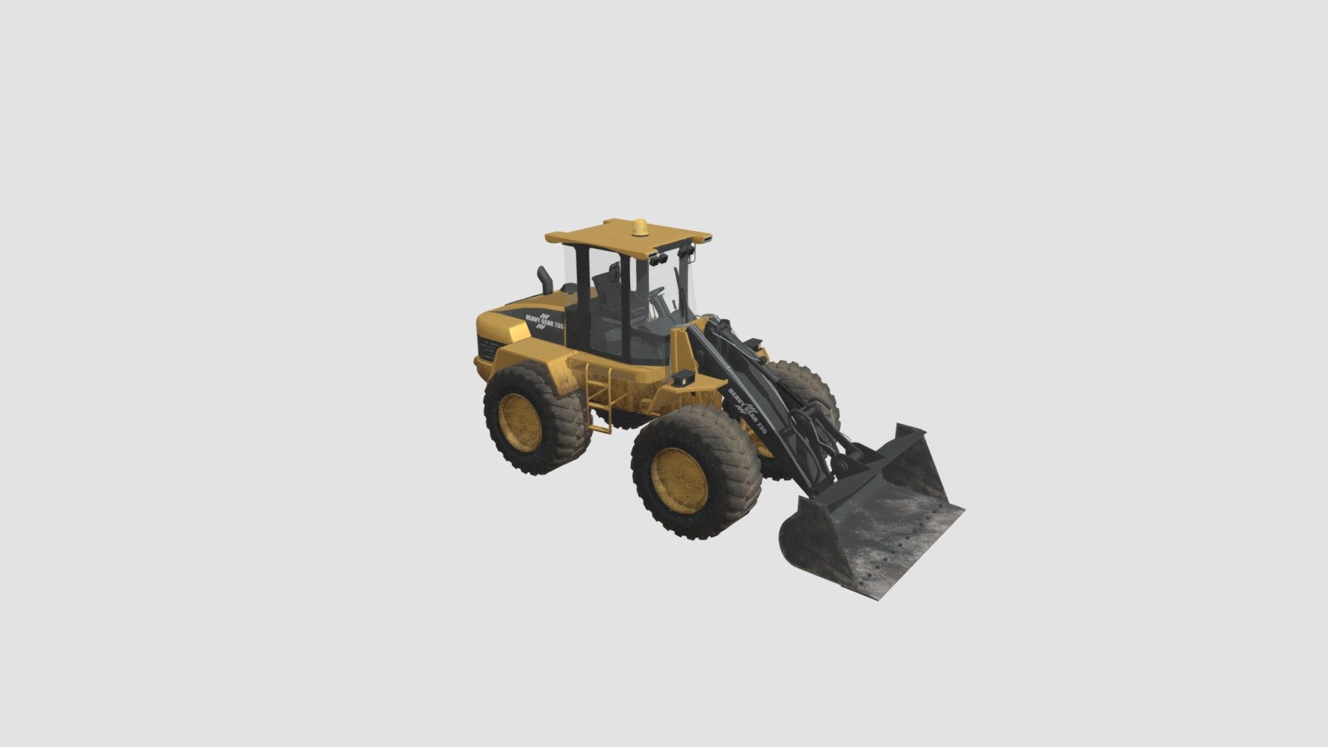 excavator 3d model