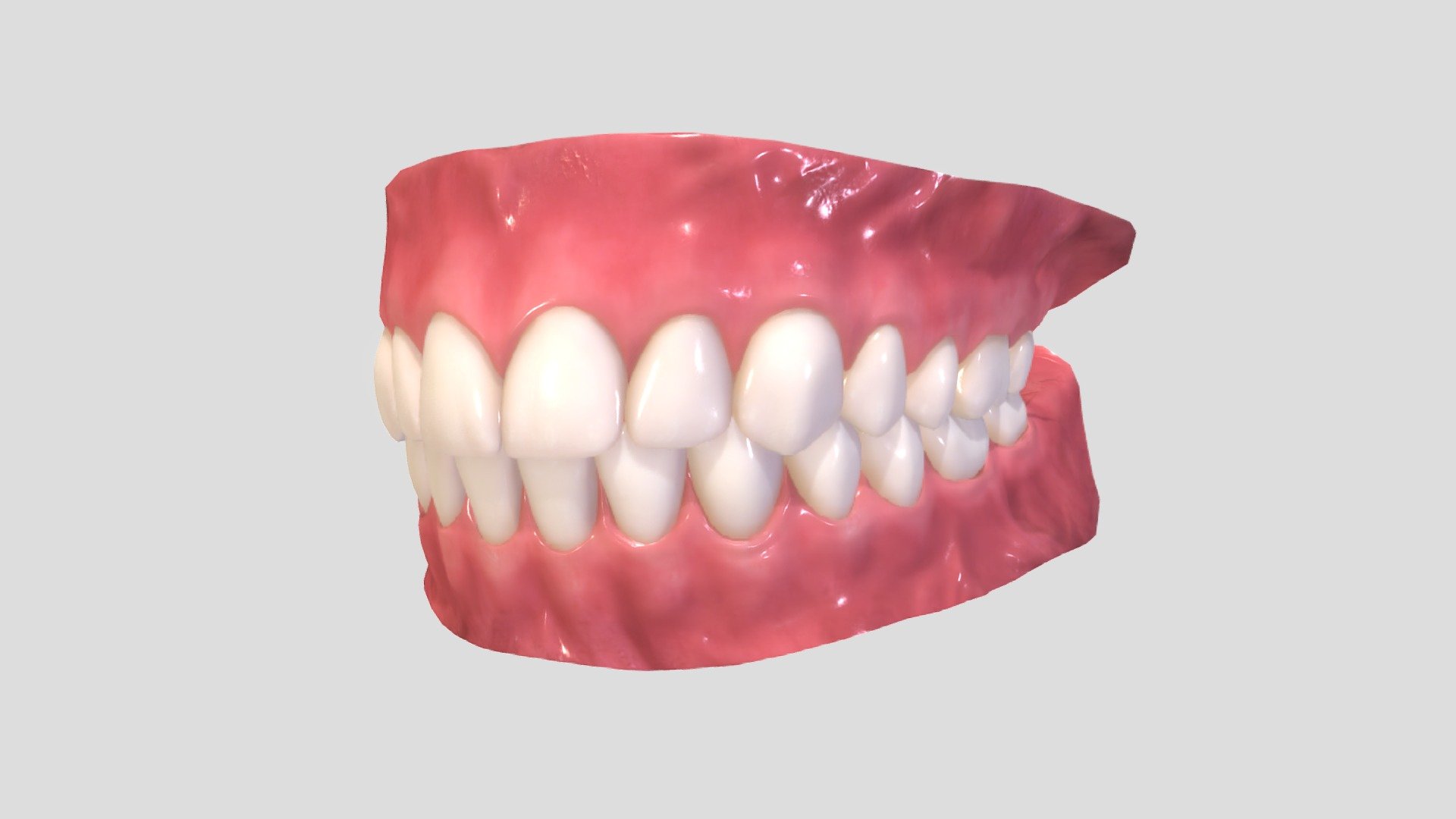 Realistic Mouth for character 3d model