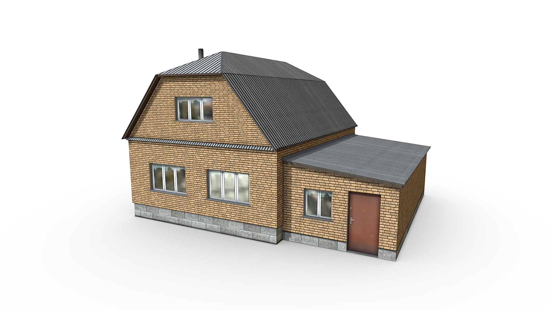 Village house 3d model