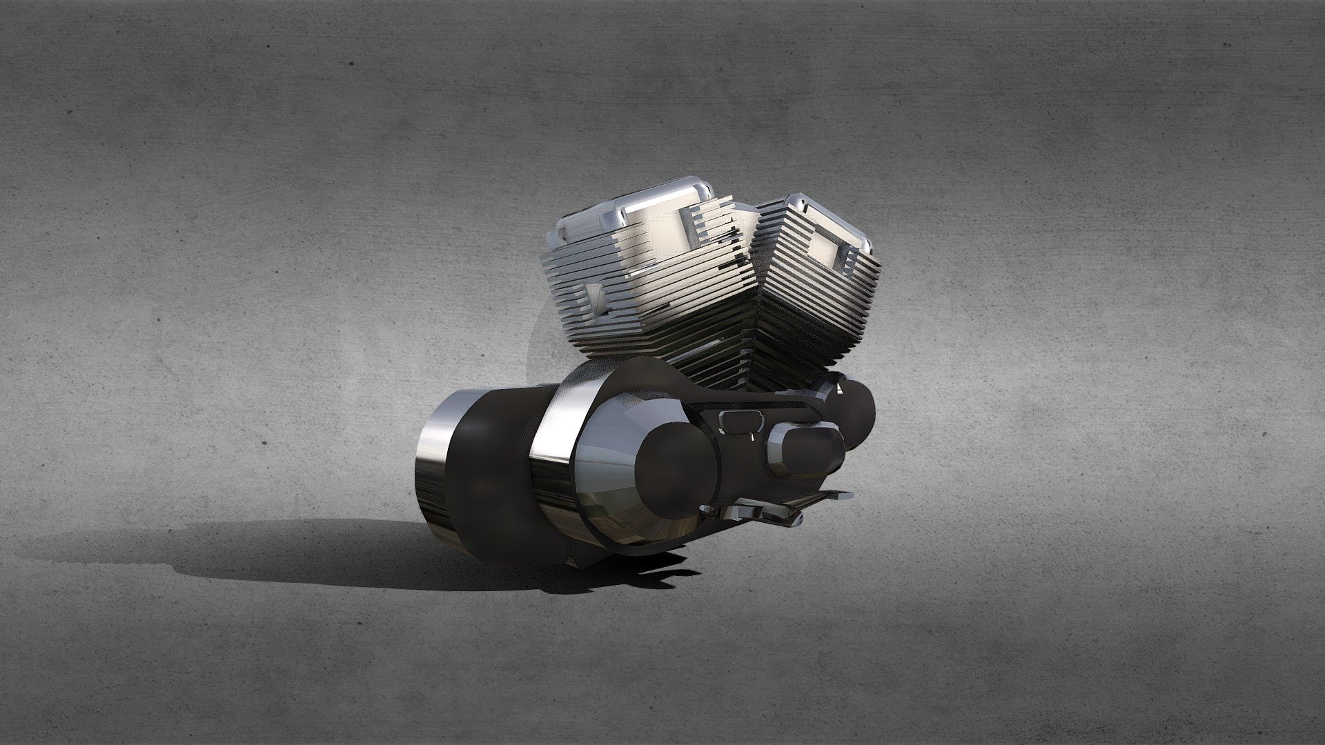 Bike Engine 3d model