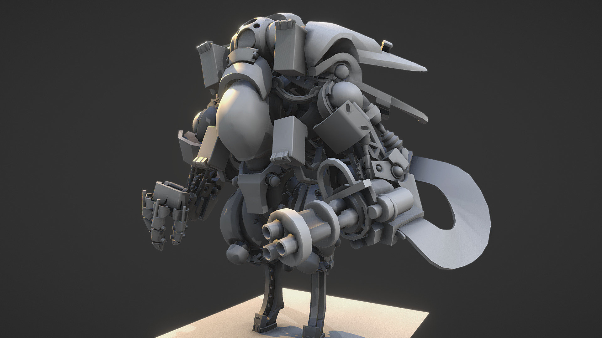 Mech V02 3d model