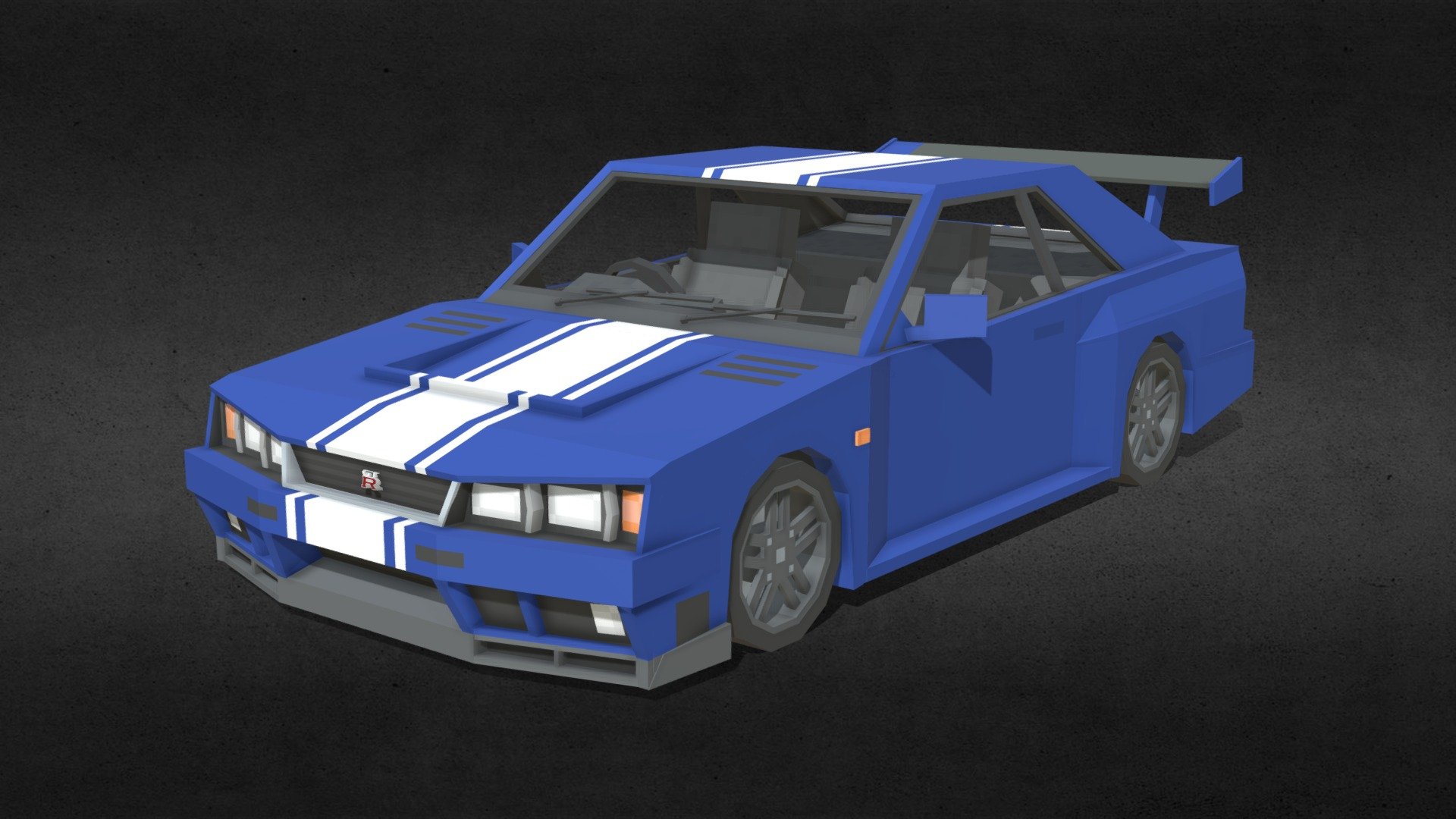 Nissan Skyline GTR R33 3d model