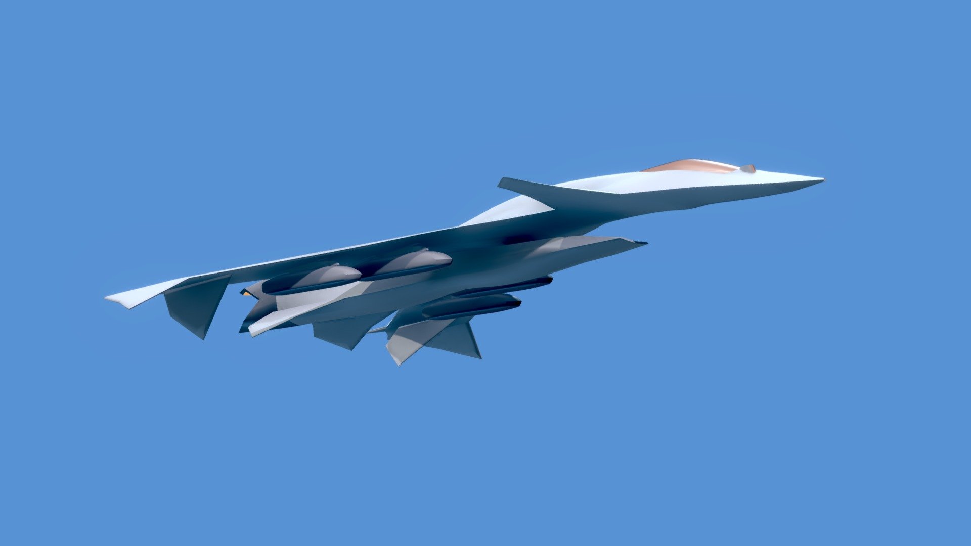 6th/7th Generation Fighter 3d model