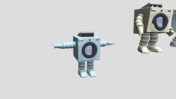 WashingMachine Character model (rigged)