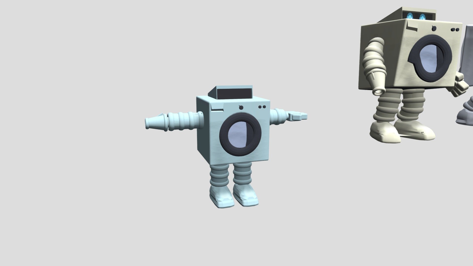 WashingMachine Character model (rigged) 3d model