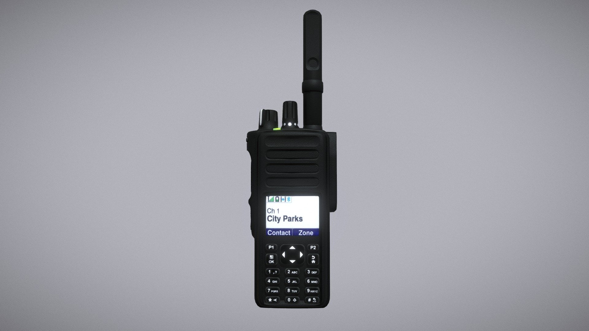 Motorola dp4800 3d model