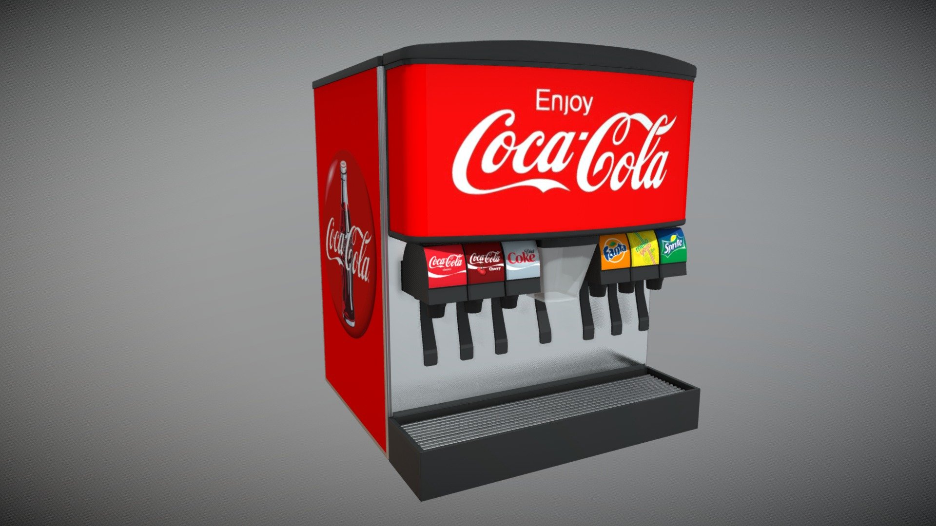 Soda Fountain 3d model