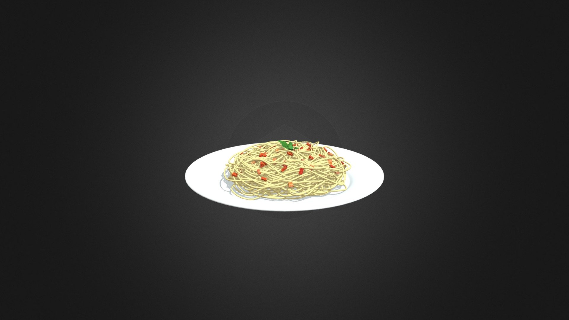 Spaghetti Carbonara 3d model