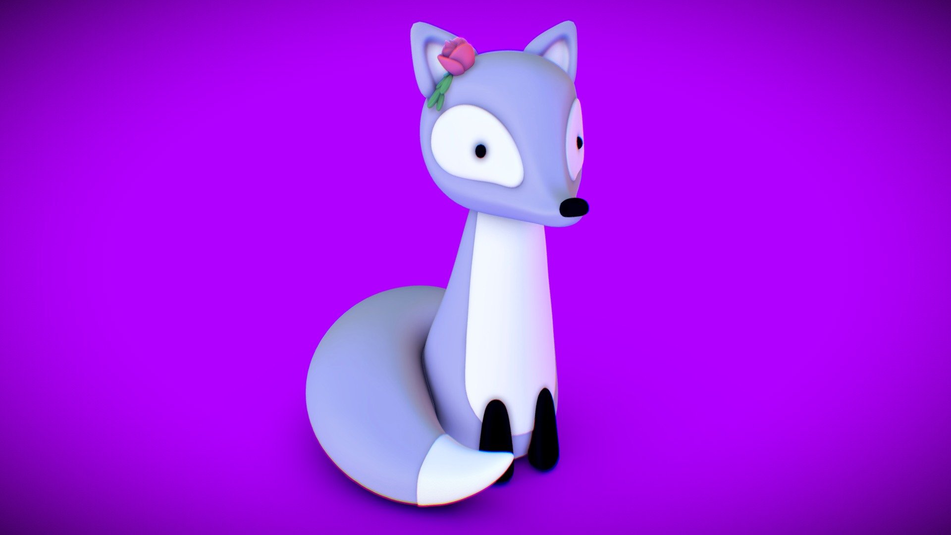 #3December #Day13 The Smug Fox 3d model