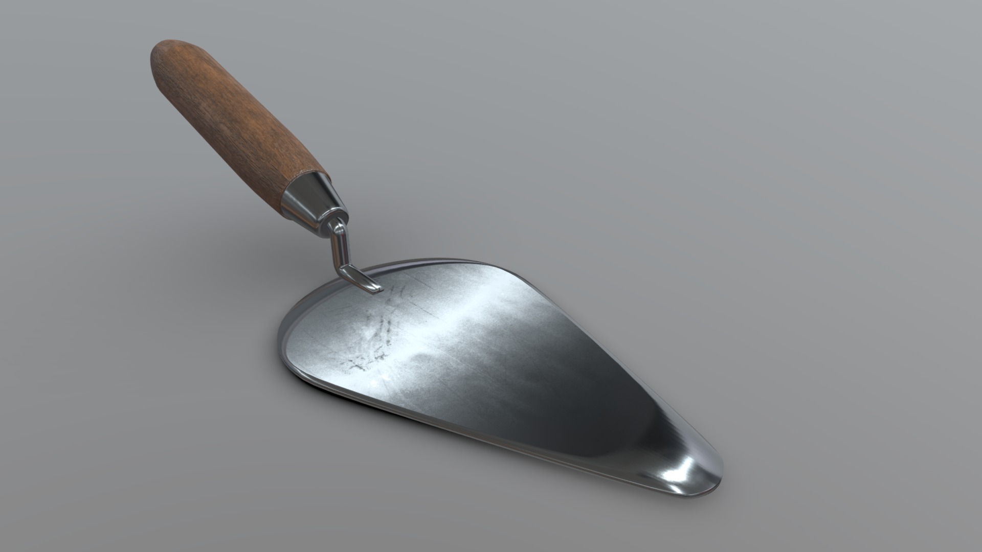 Cement Spatula Clean 3d model