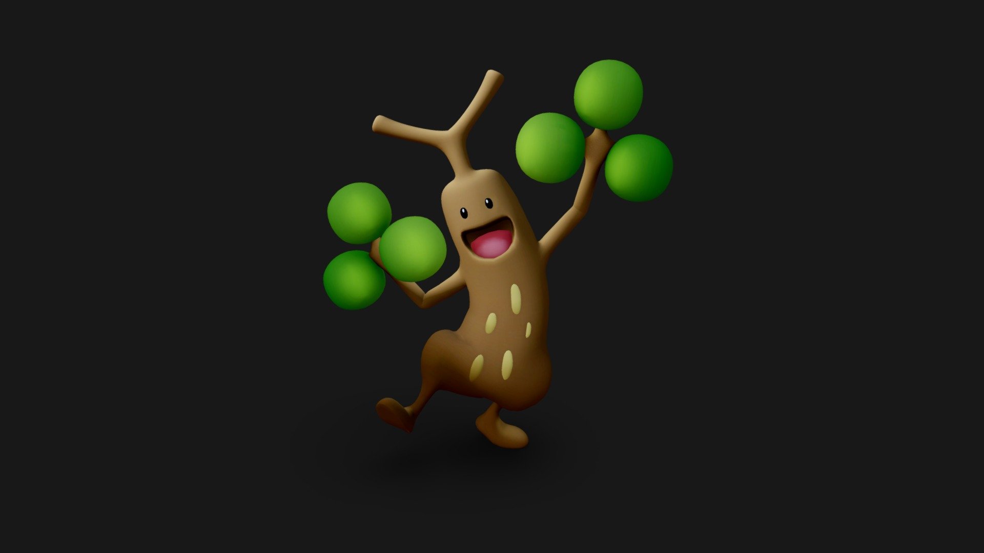 Pokemon Sudowoodo 3d model