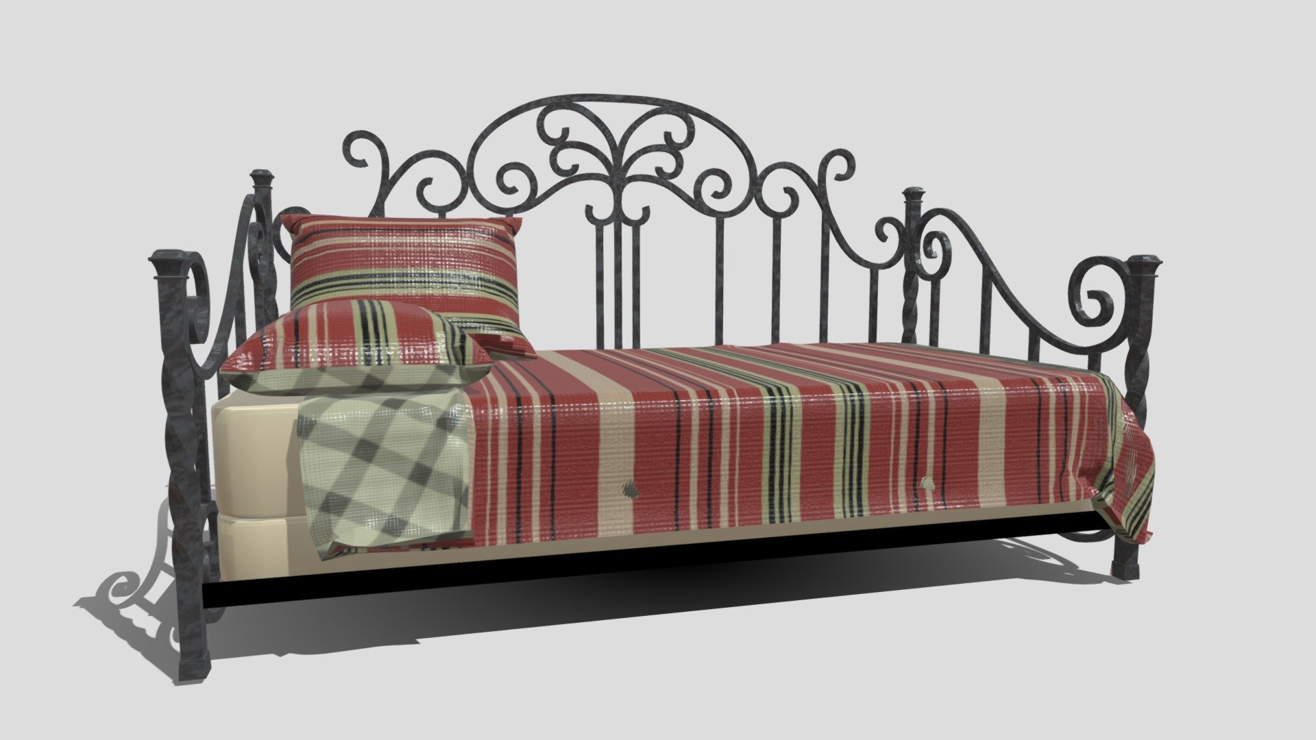 Day Bed 3d model