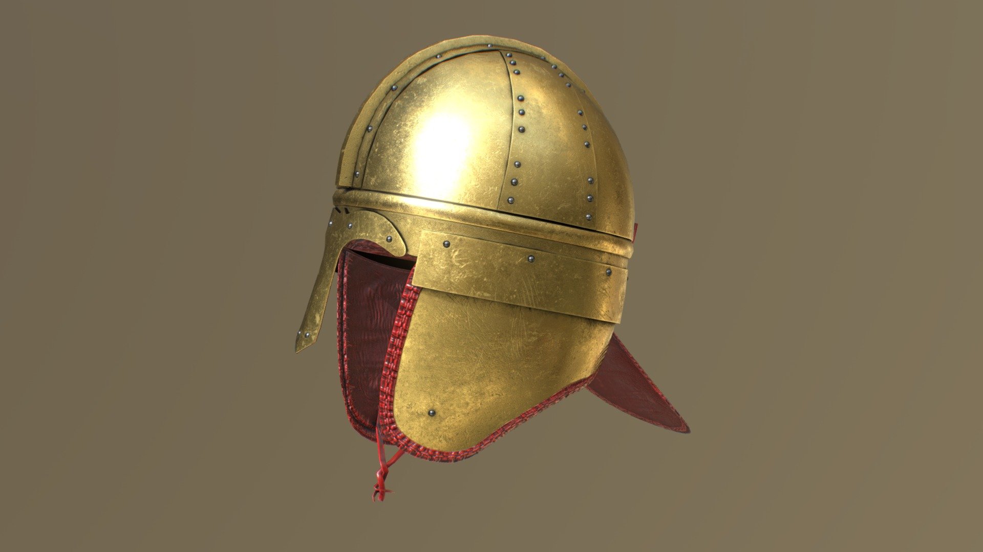 Late Roman Ridge helmet 5 3d model