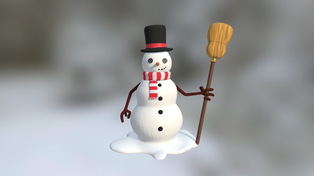 Snowman 3d model