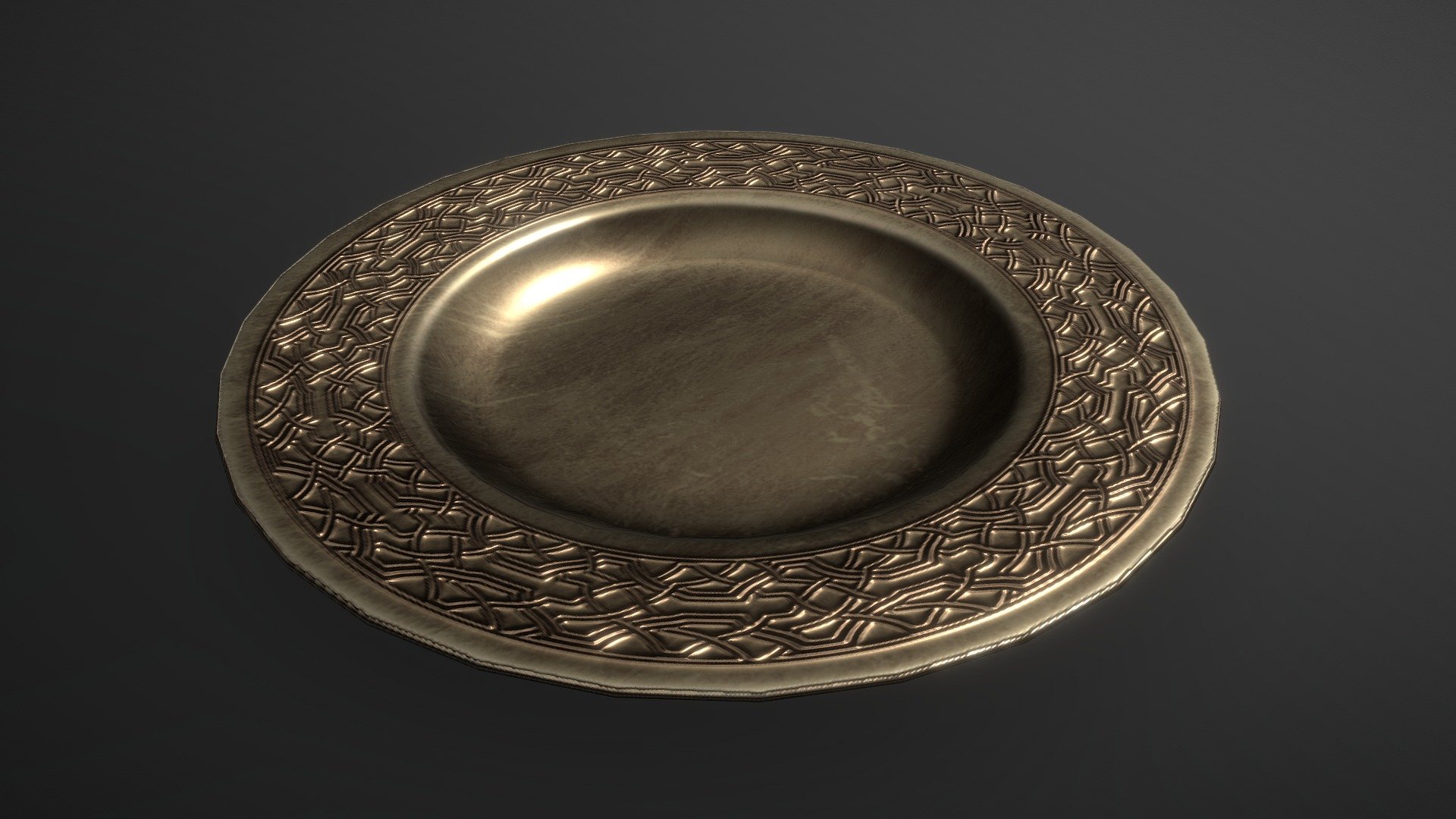 Medieval Plate 3d model