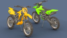 Low- Poly Motorcycle # 9