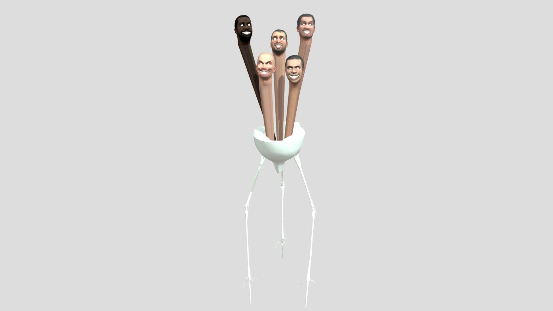 hydra_skibidi_toilet 3d model