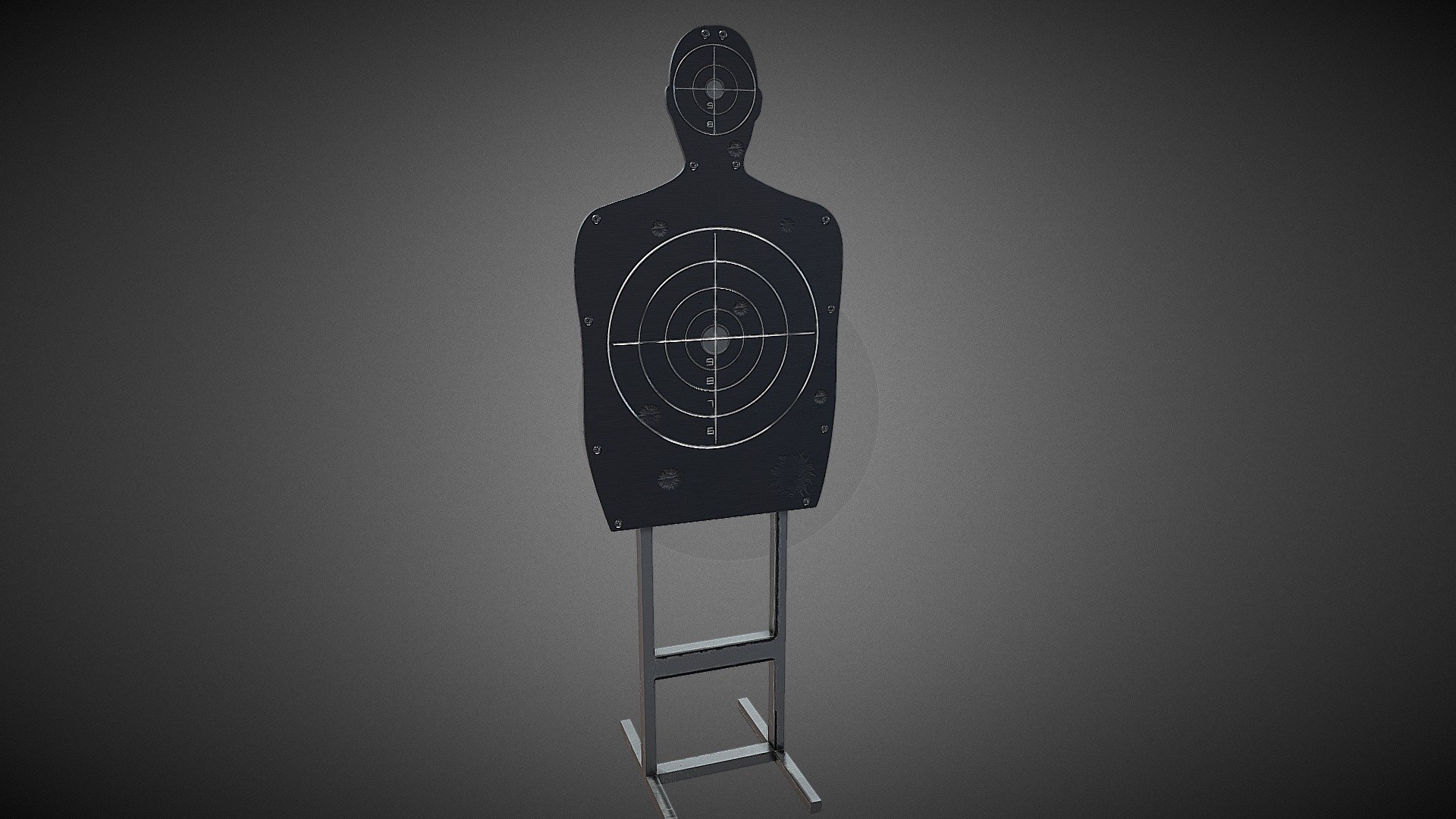 Shooting Range Target 3d model