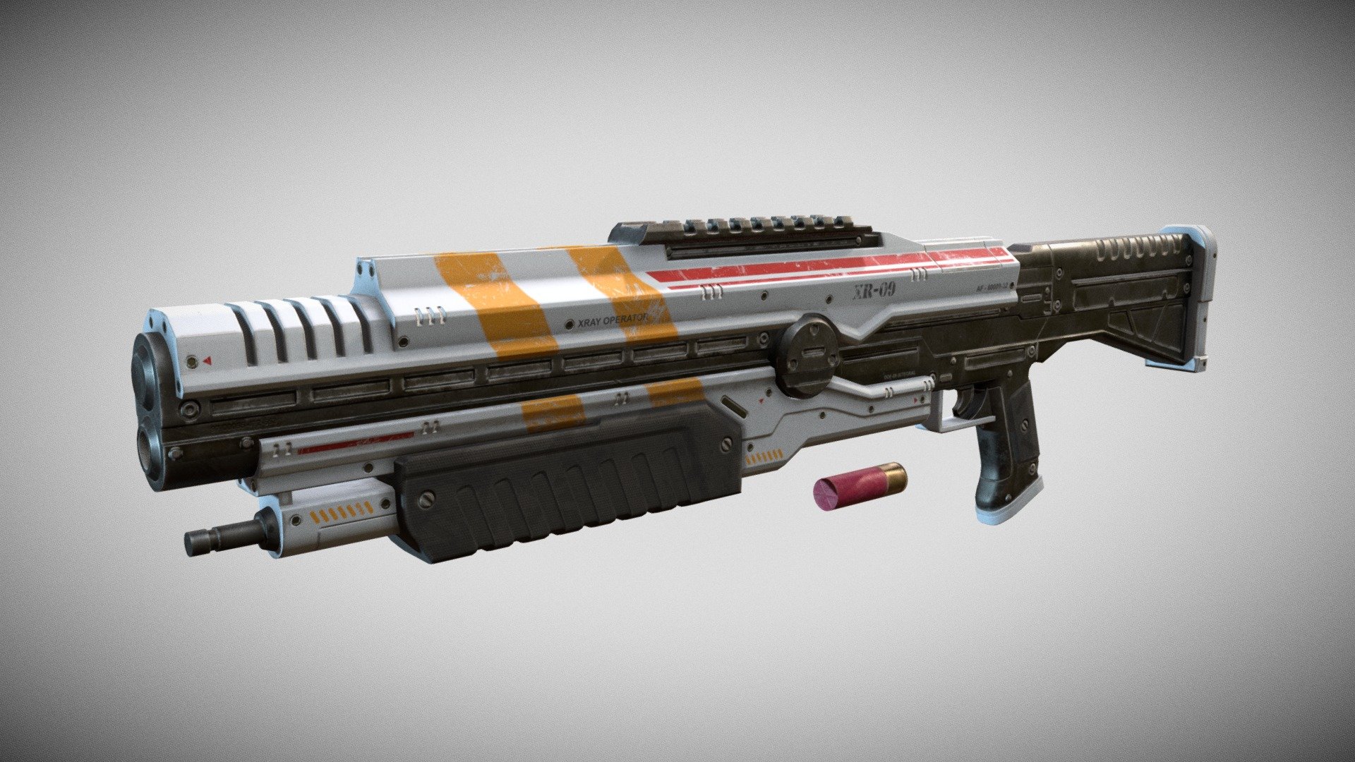 Sci Fi Shotgun 3d model