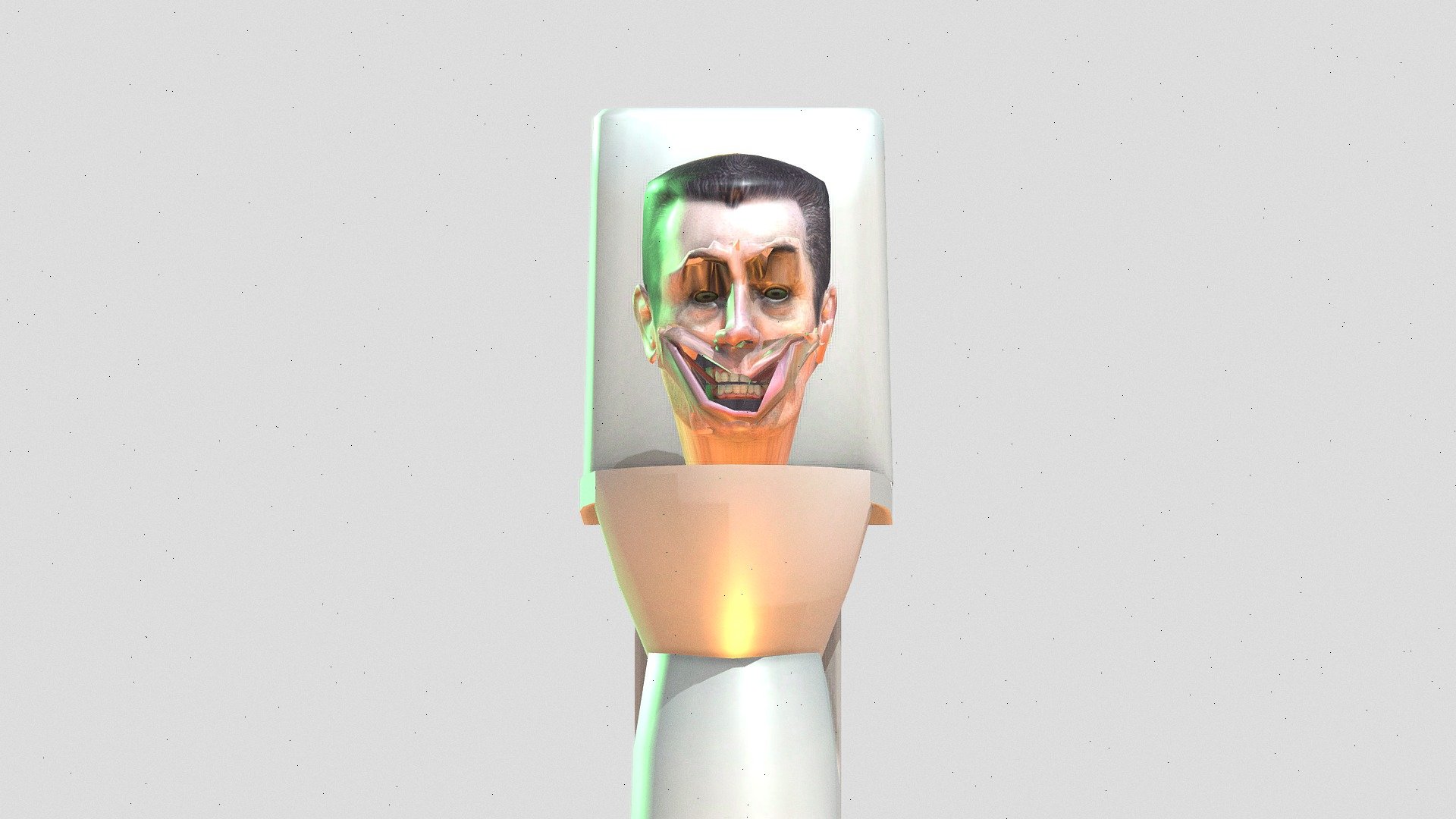 gman skibidi toilet remake 3d model