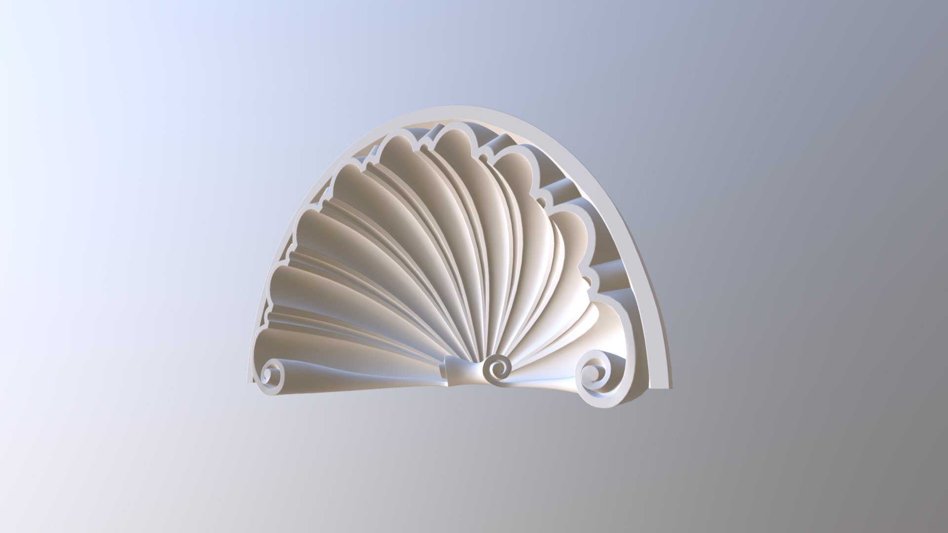 decorative arch 3d model