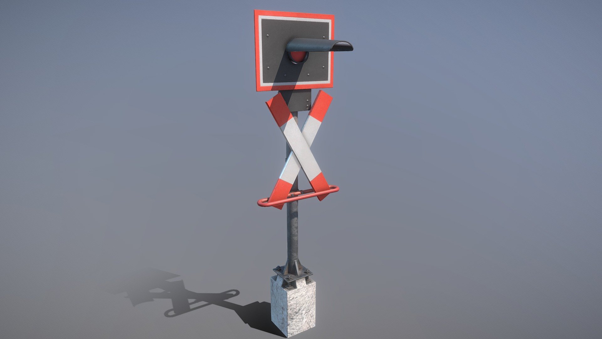 Andreaskreuz Version 1 (Low-Poly) 3d model