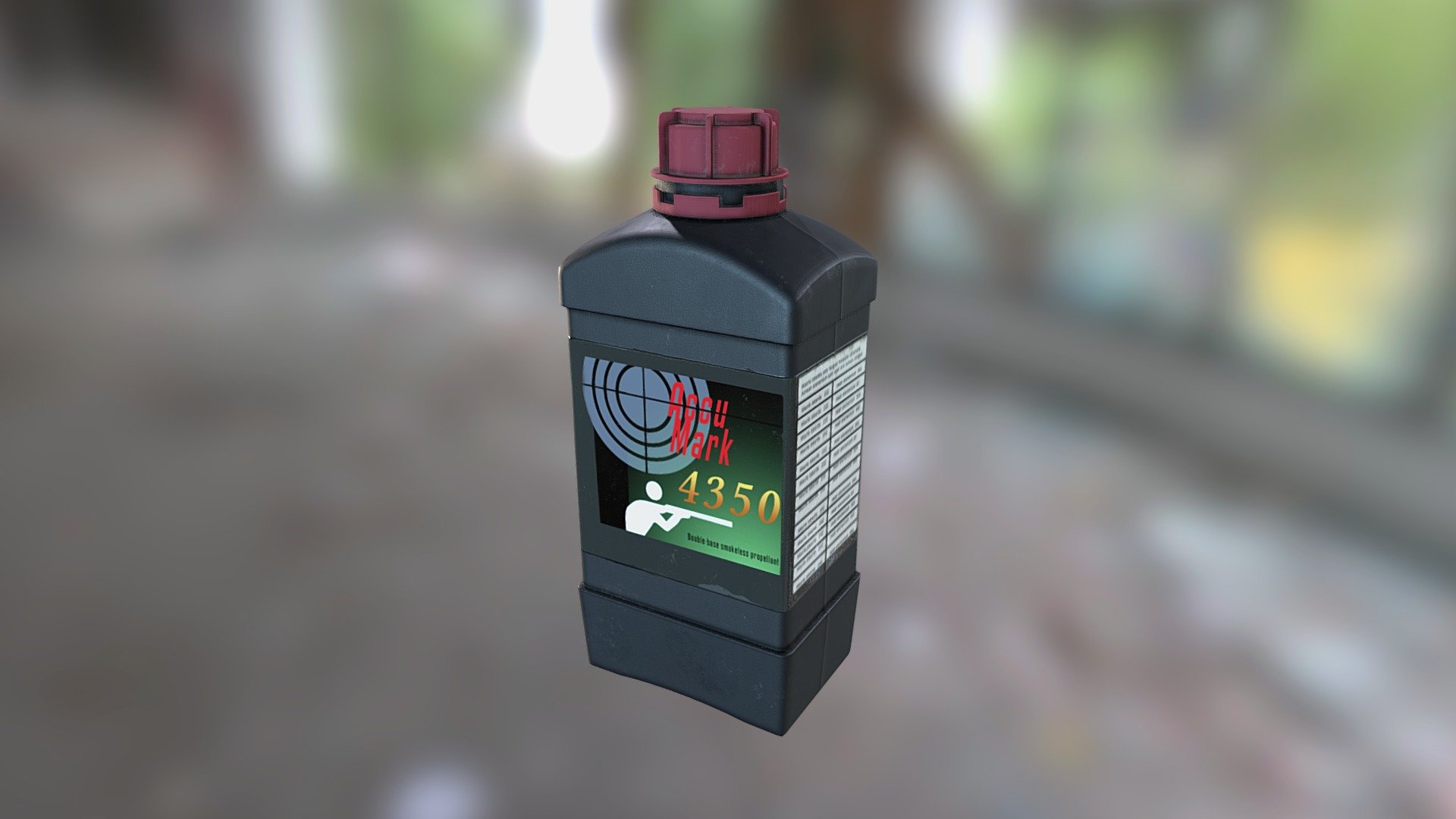 Gunpowder Bottle 3d model