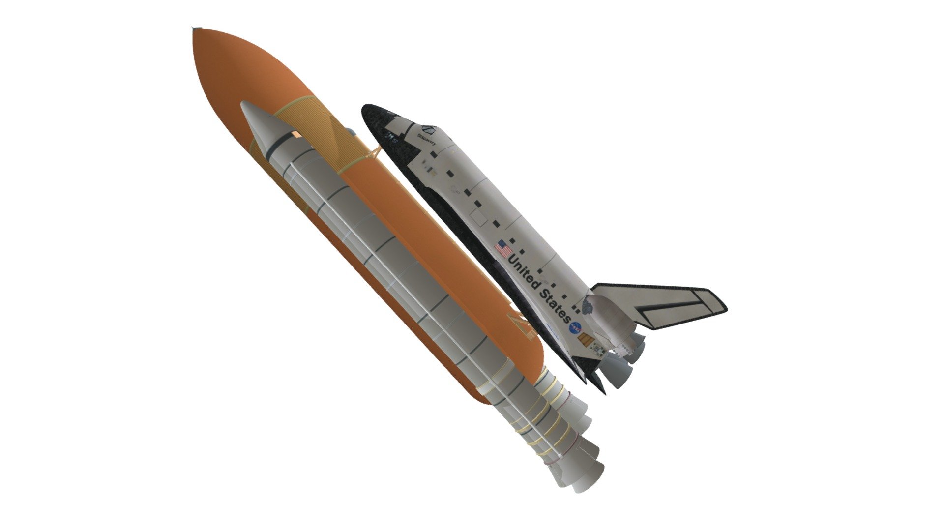 Discovery Space Shuttle 3d model