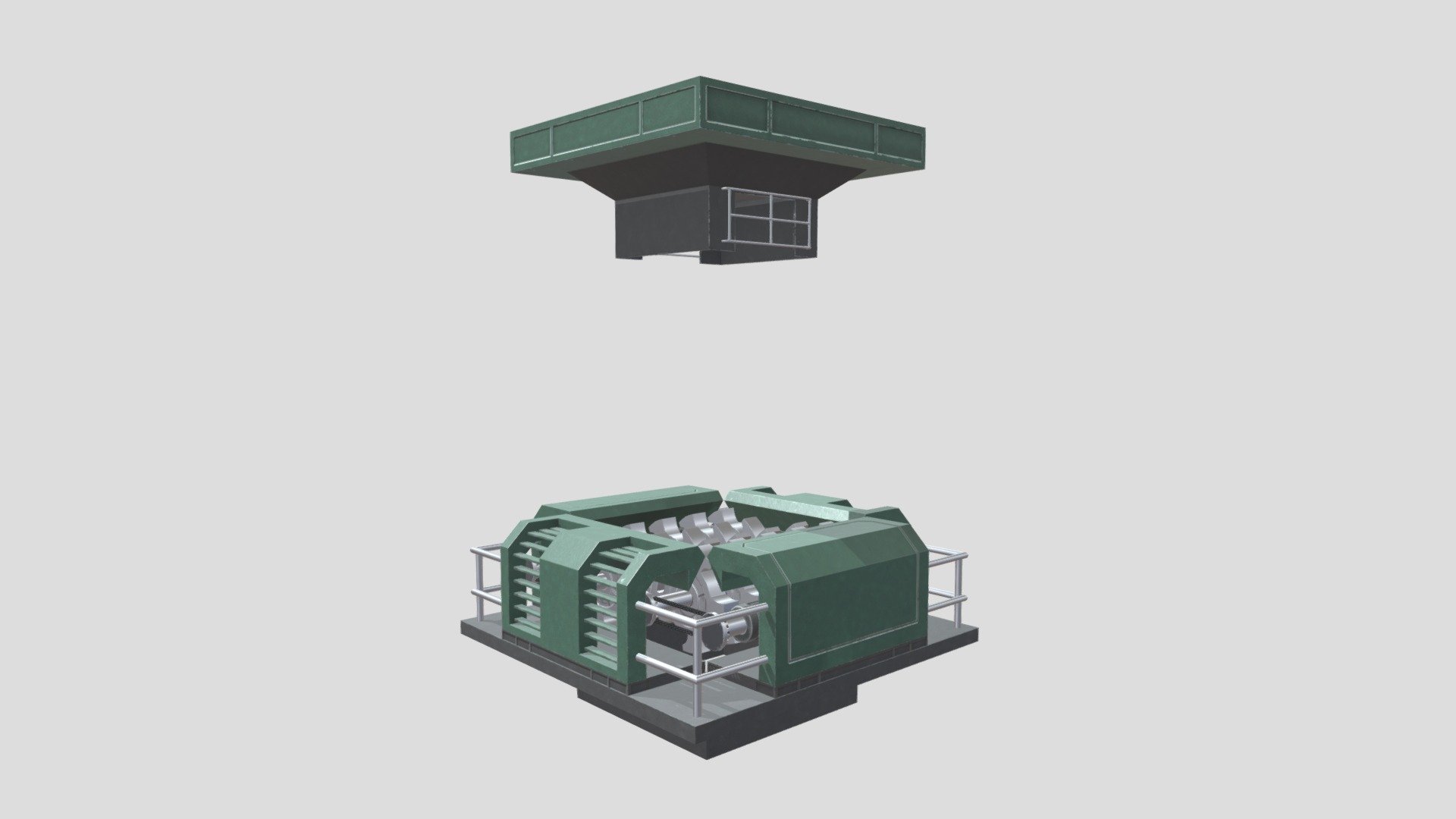 WIP Rock Crusher [Modular] 3d model