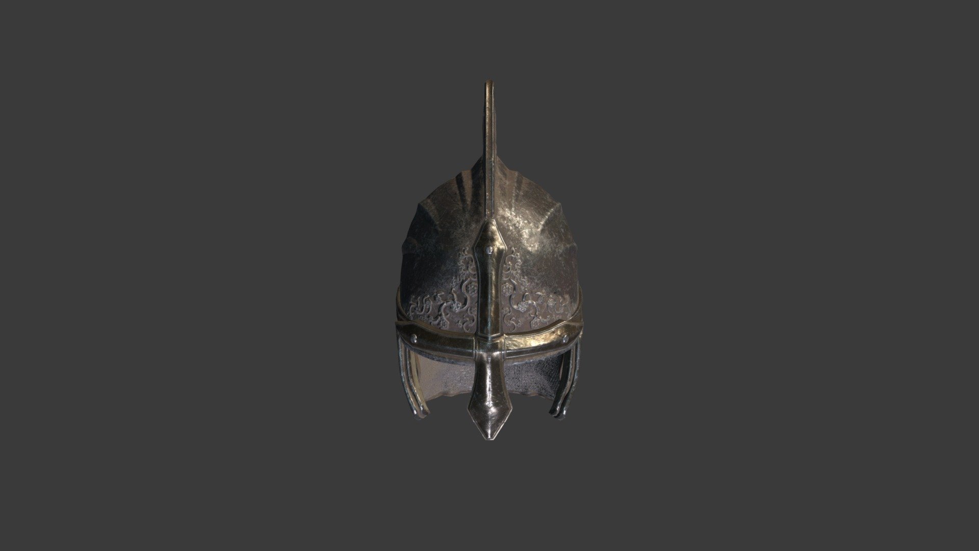 Knight Helmet 3d model