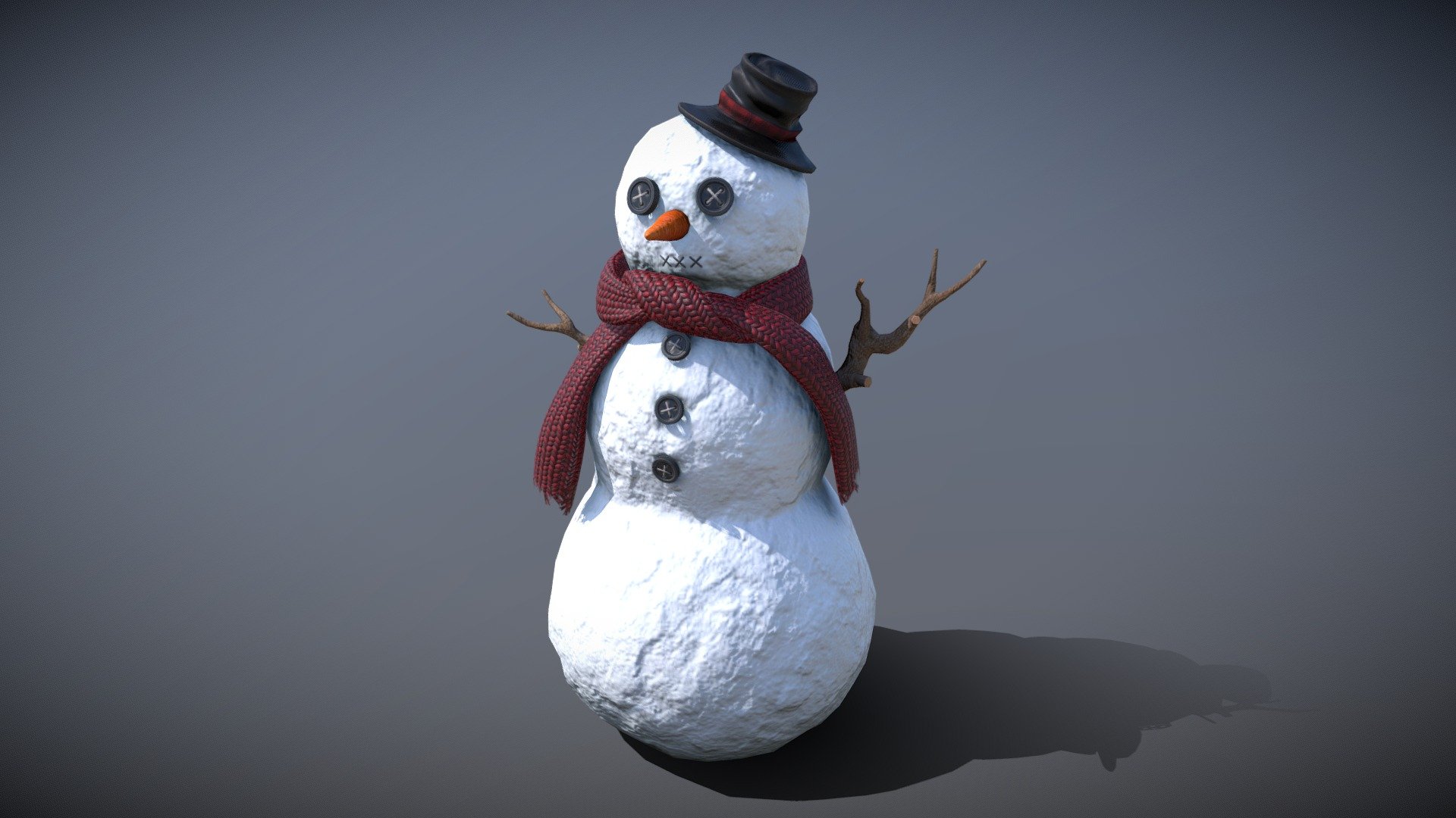 Snowman 3d model