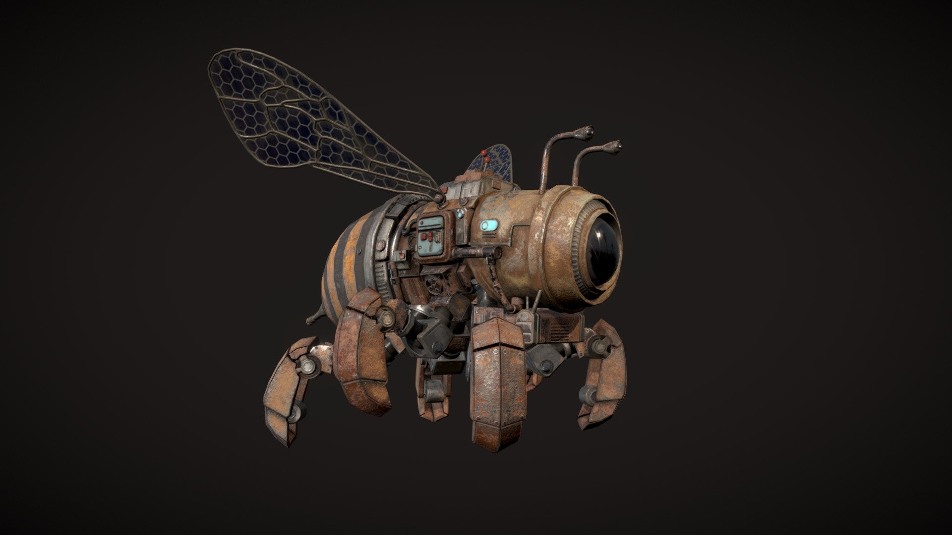 Rustborn BeeBot 3d model