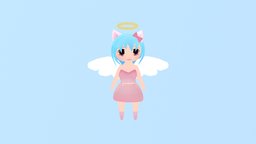 Chibi Cat Angel