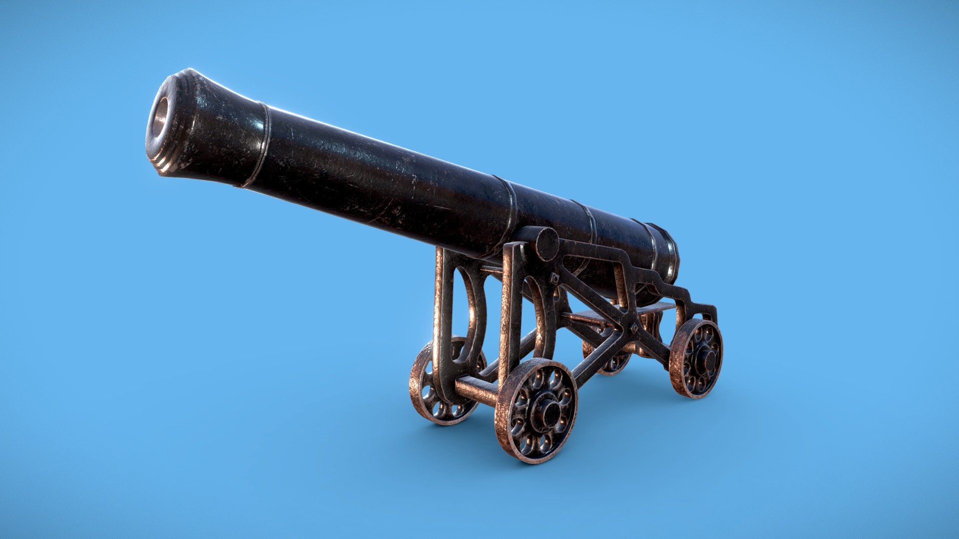 Bromfield Cannon 3d model