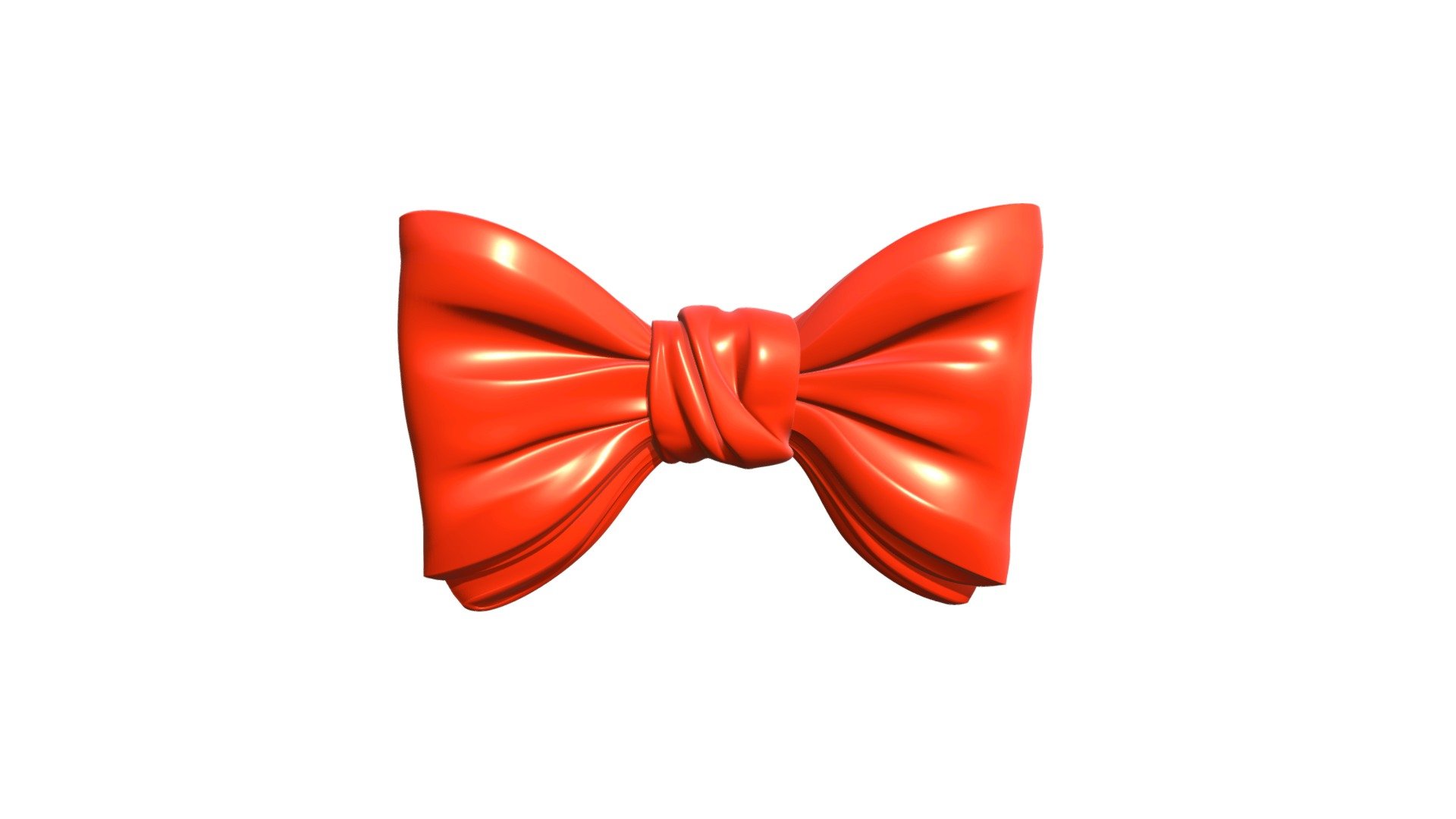 Bow Ribbon Knot 2 3d model