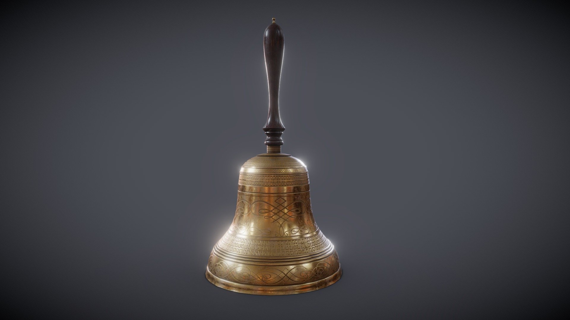 Handheld Bell Ringer 3d model