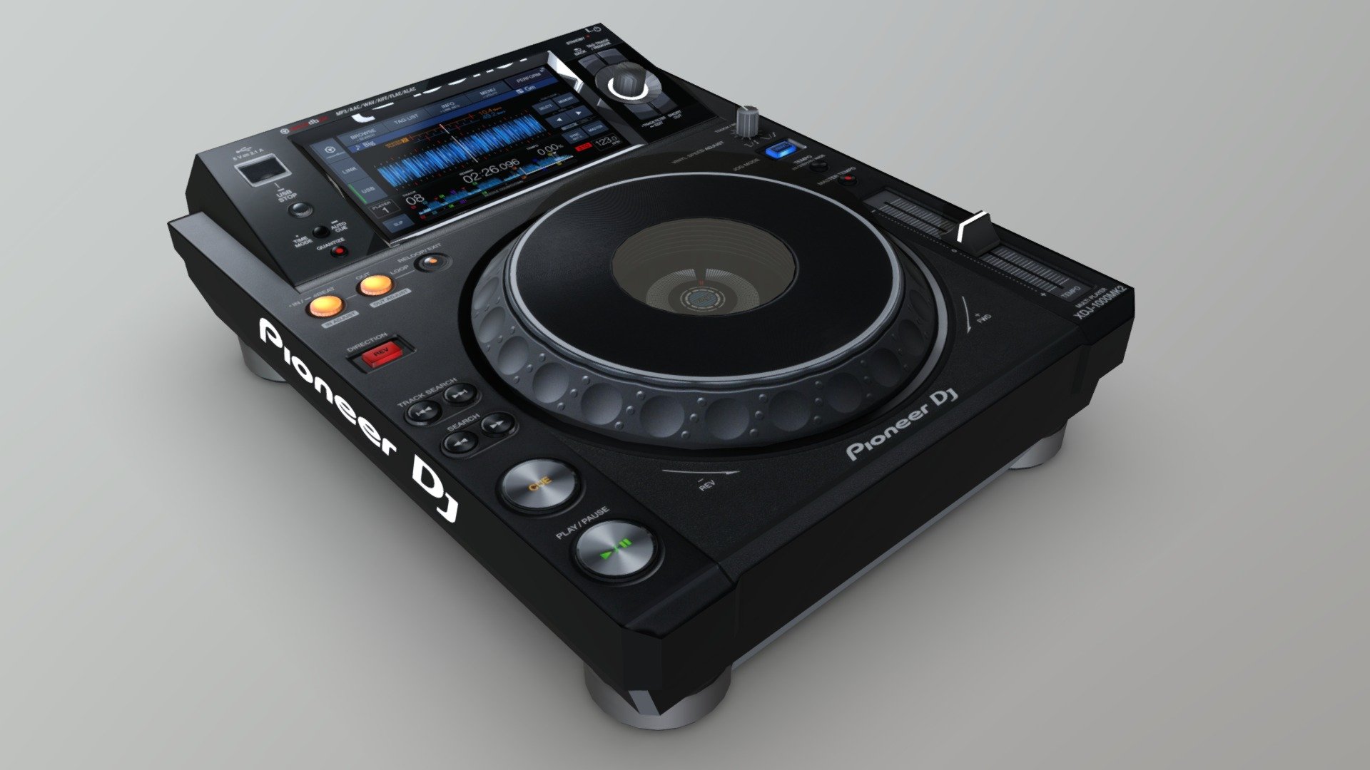 XDJ-1000 MK2 3d model