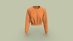 Cropped Sweatshirt for Women