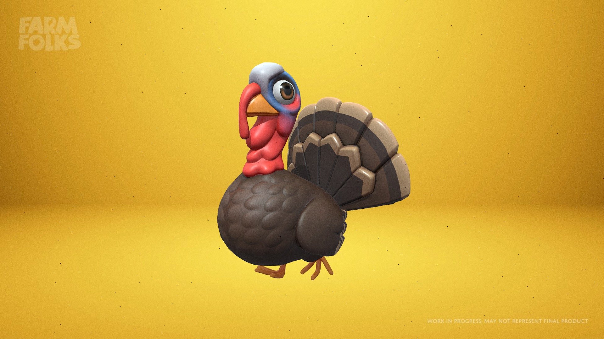 Turkey_Daddy_Walk 3d model