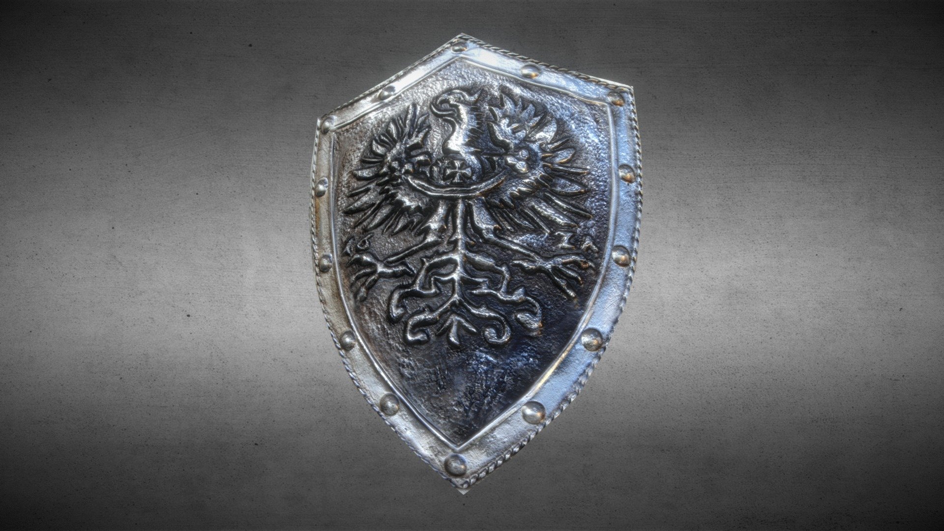 Polish Mediaeval Shield 3d model